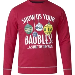Baubles punainen collegepaita