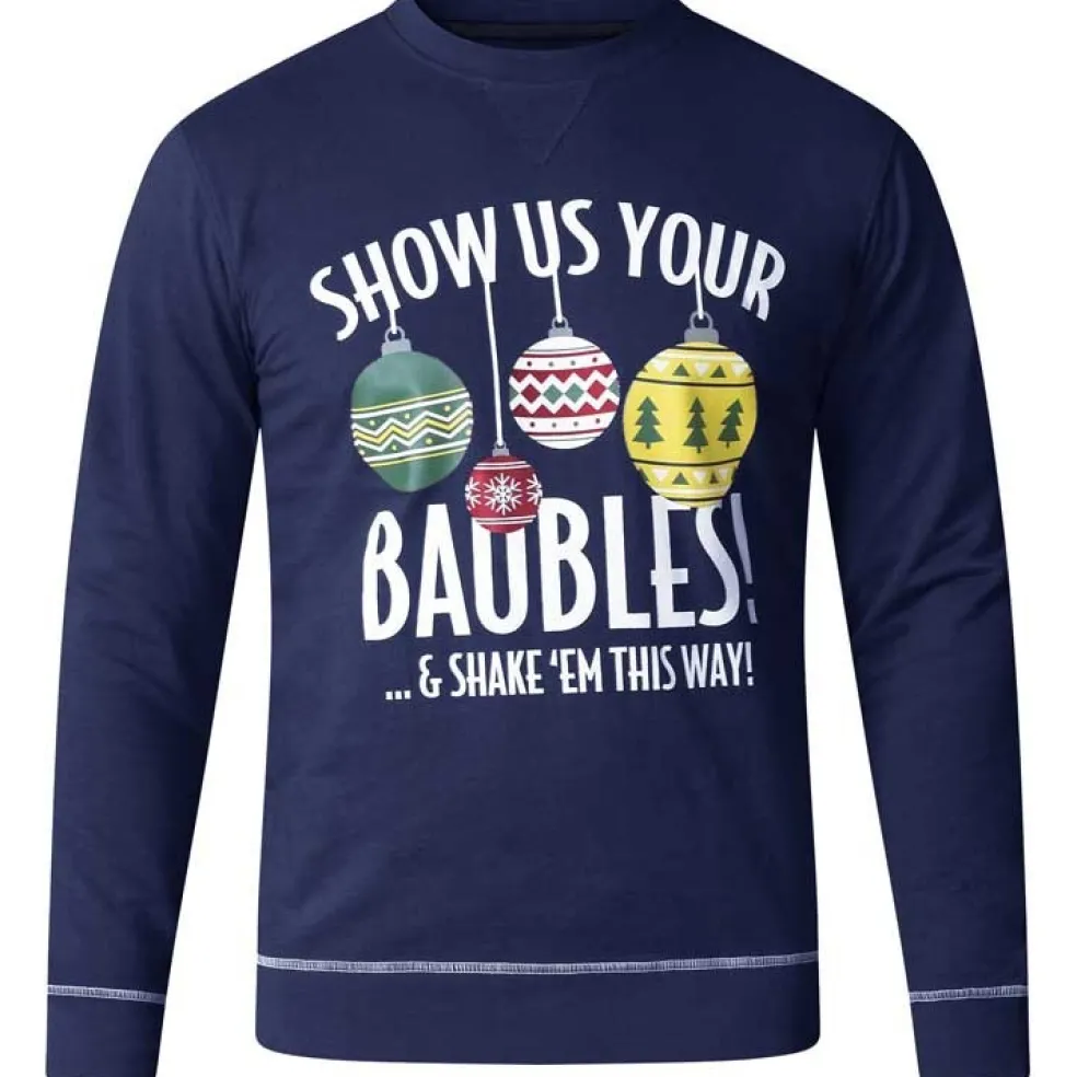 Baubles sininen collegepaita