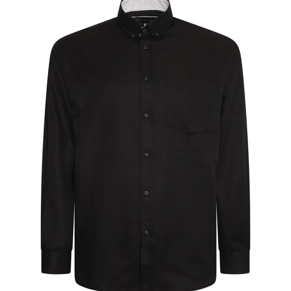 Musta premium oxford kauluspaita