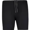 Mustat kevyet collegeshortsit