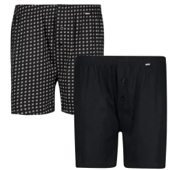 Mustat nappiboxerit 2 kpl / pkt