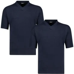 Navy t-paita V-kauluksella, 2kpl/pkt