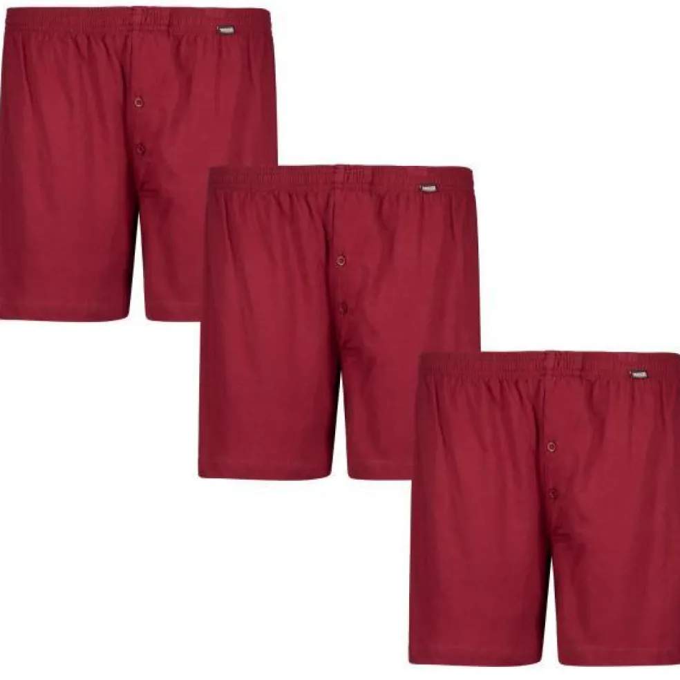 Punaiset nappiboxerit 3 kpl / pkt