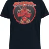 Tummansininen Deadpool t-paita