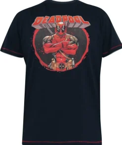 Tummansininen Deadpool t-paita