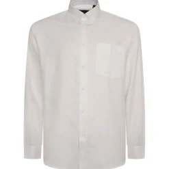 Valkoinen premium oxford kauluspaita